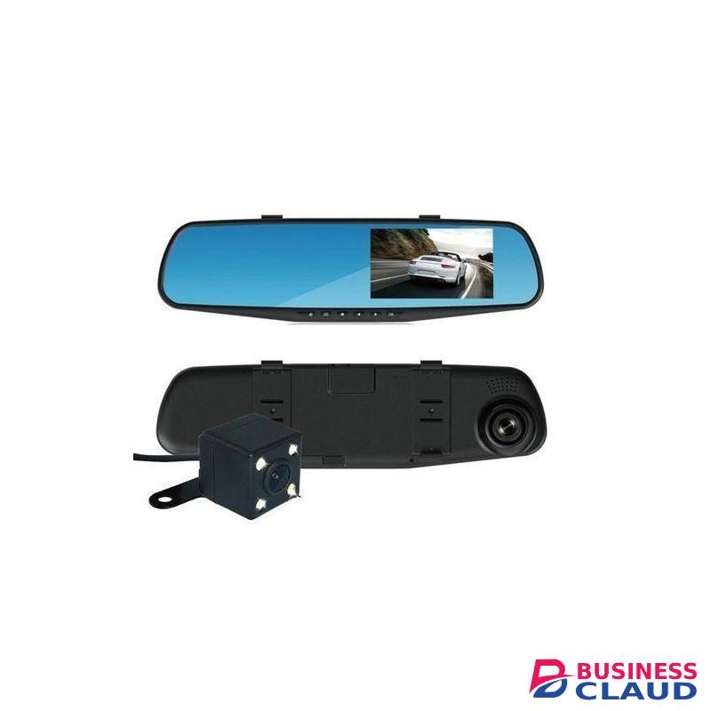 1080p car dash cam vehicle blackbox dvr drive recorder 2 lens camera 4.3 inch auto dashcam car black box with rear camera