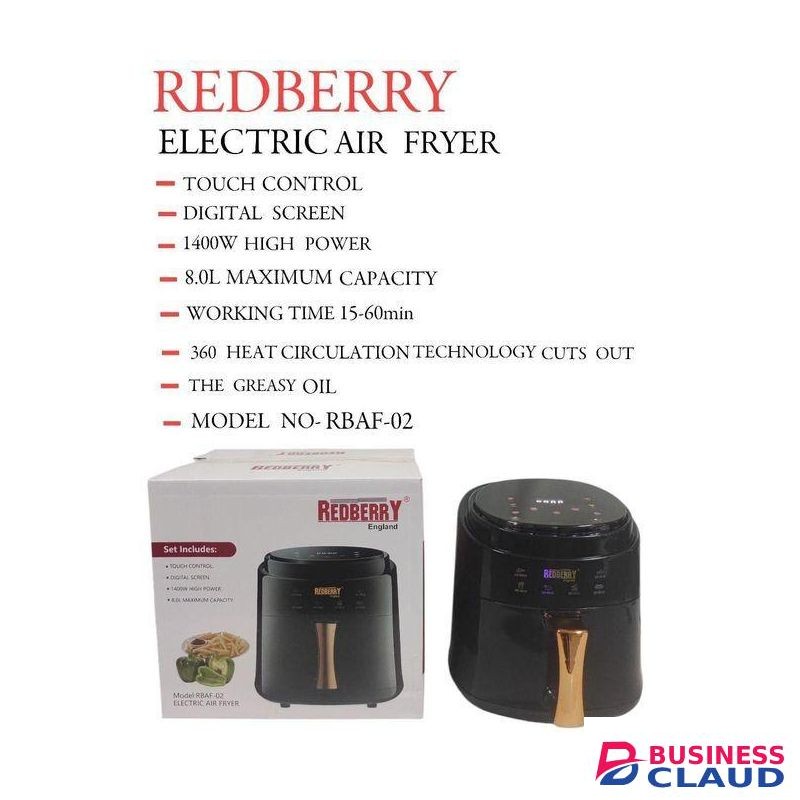 Redberry 8litres electric airfryer