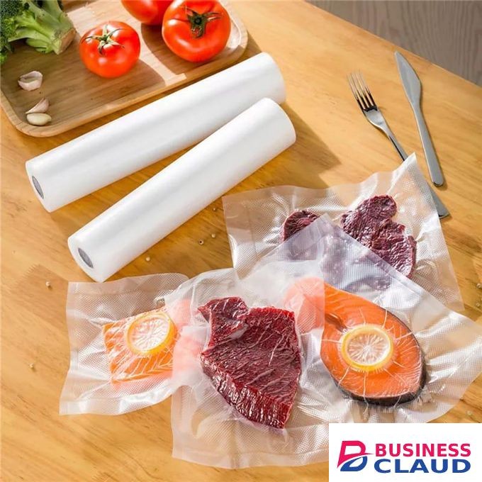 Vacuum Sealer Rolls Bpa Free Storage Bags Food Saver For Freezer