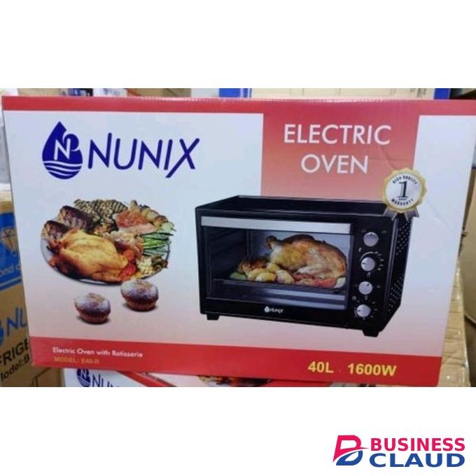 Nunix E40-R rotisserie energy saver 40l oven