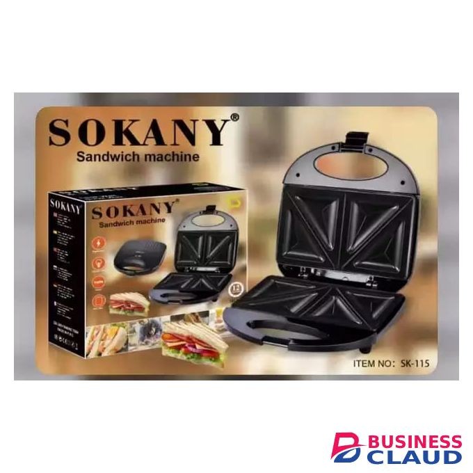Sokany SK-115 Sandwich Maker- Non-stick