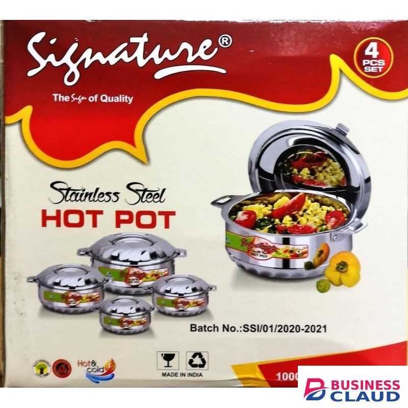 Signature Premium 6-Piece Stainless Steel Hotpot Set – 1000ml to 10000ml