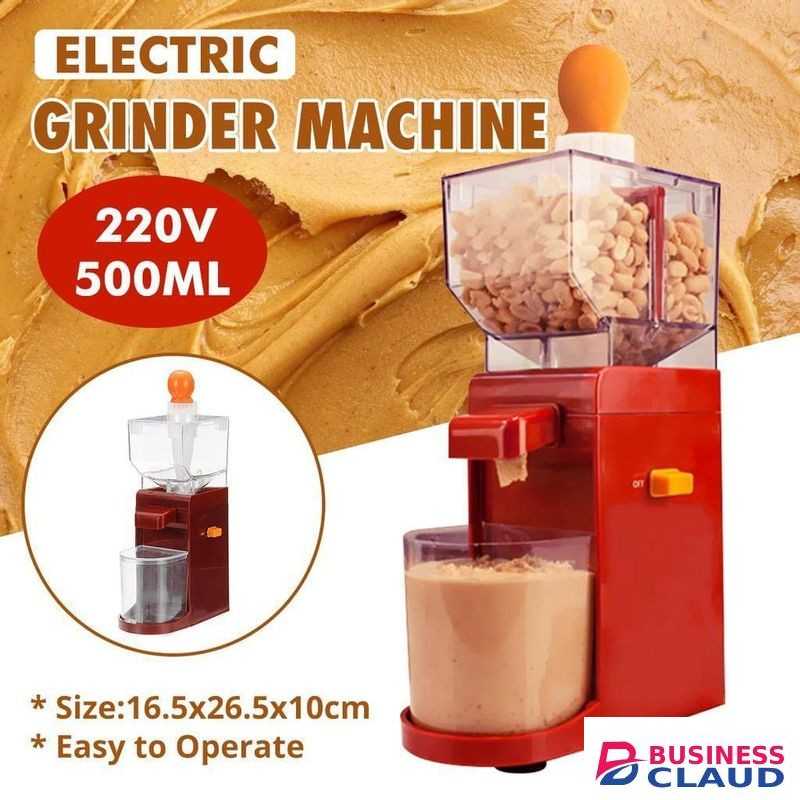 Electric Peanut Butter Maker – Automatic Nut Grinder & Homemade Nut Butter Machine