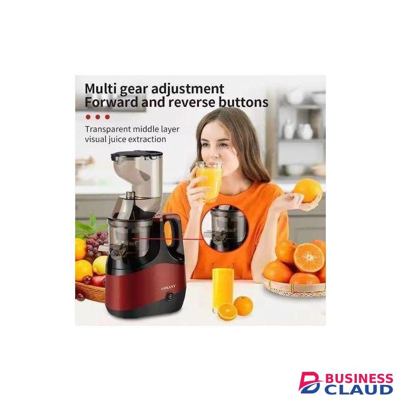 Sokany Multipurpose Electric Slow Juicer Cold Press Squeezer For Fruits And Vegetable Slow Juicer, Machine Food Processor 800W
