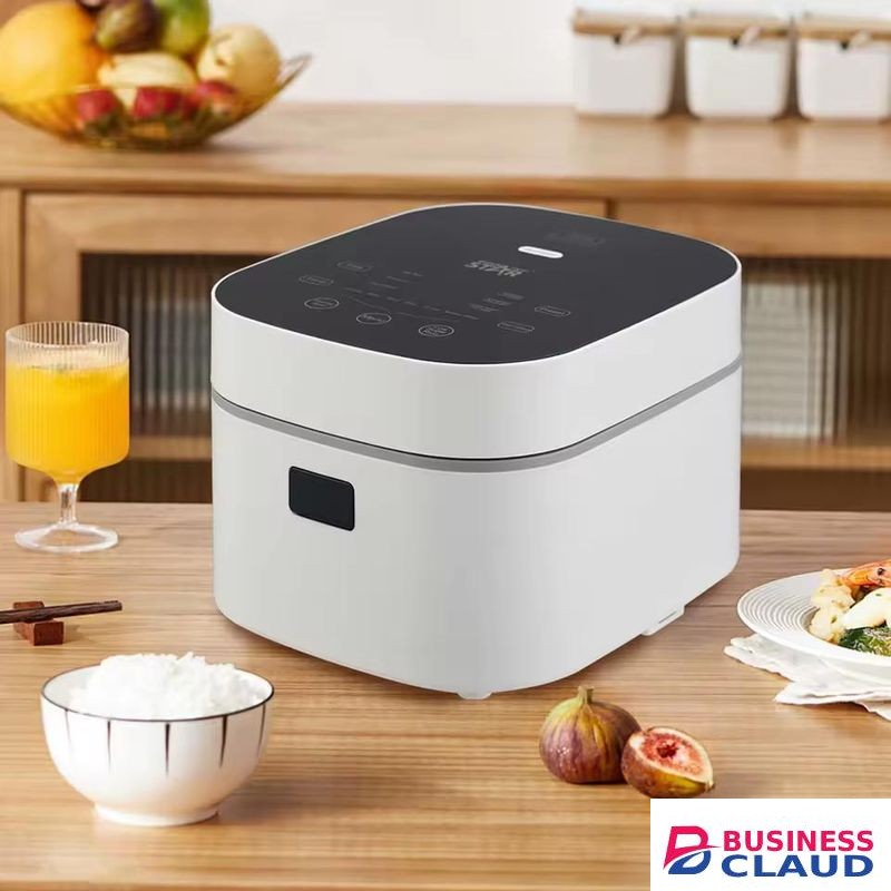 Winningstar Portable Smart Rice Cooker Low-Sugar Cooker LED Touch Panel Multi-functional 1.4L Smart Rice Cooker with 15 FunctionsSteamer With Keep Warm Function Removable Non Stick Rice Pot RICE/CAKE