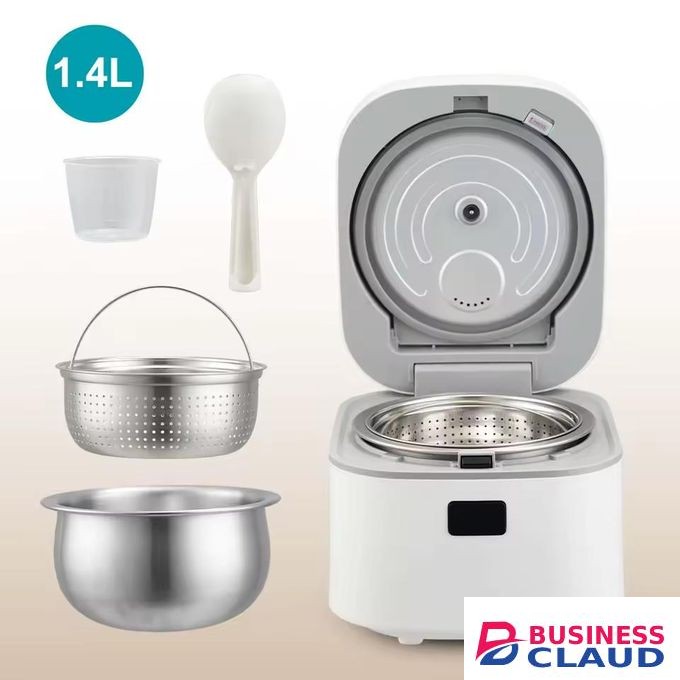 Winningstar Portable Smart Rice Cooker Low-Sugar Cooker LED Touch Panel Multi-functional 1.4L Smart Rice Cooker with 15 FunctionsSteamer With Keep Warm Function Removable Non Stick Rice Pot RICE/CAKE