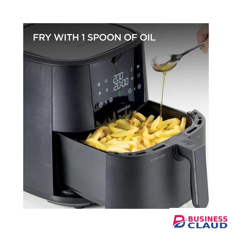 Kenwood HFP92.000BK Airfryer 9L, Black - 1500W (1YR WRTY)