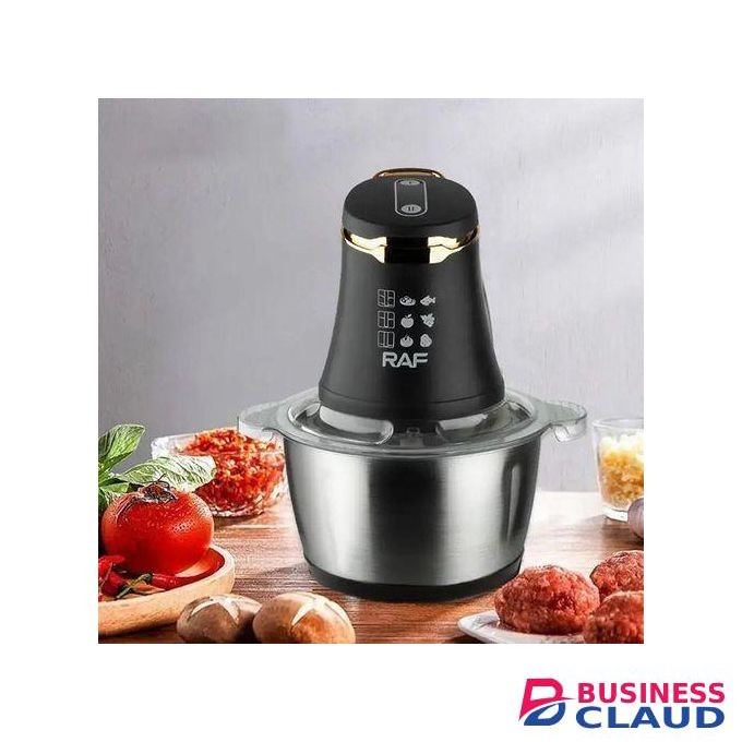 RAF 2L Stainless Steel Food Processor for Kitchen,Vegetable,Onion,Garlic,Salad, Baby Food,Fruit,Nuts