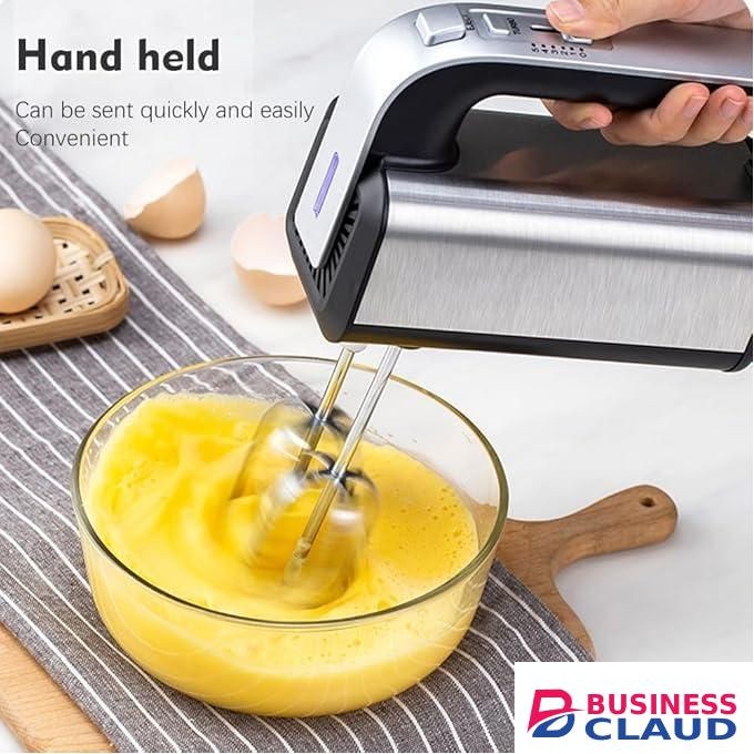 RAF Kitchen Stand Mixer and Hand Mixer (Electric Whisk) 1000W with 3.5L Bowl, 5 Speeds + Turbo Button, Twin Stainless Steel Kneader and Beater for Mixing, Whipping, Whisking, Kneading