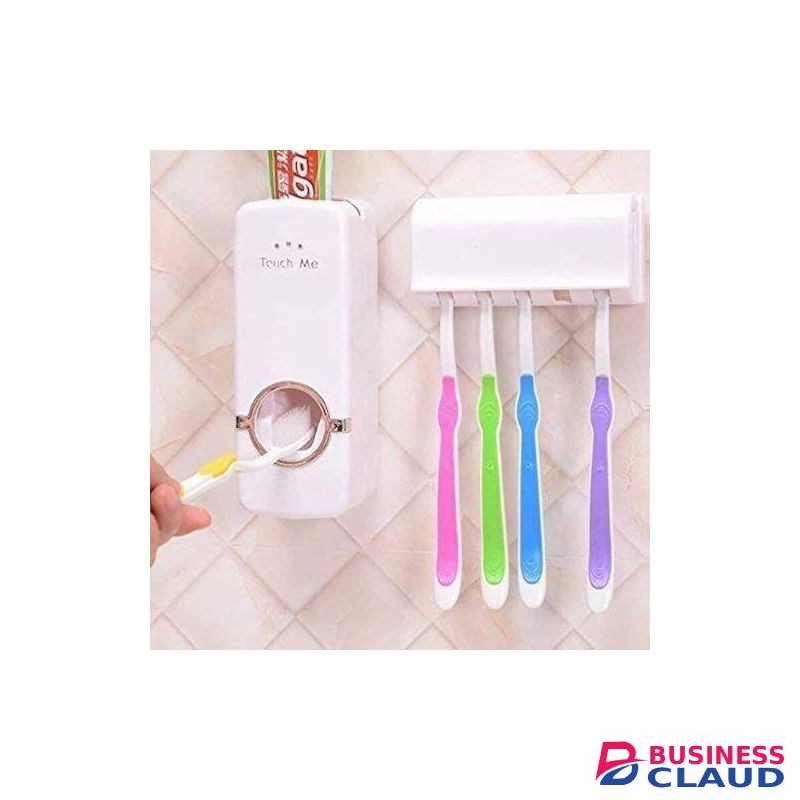 Toothpaste dispenser+5pcs toothbrush holder