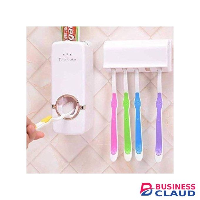 Toothpaste dispenser+5pcs toothbrush holder