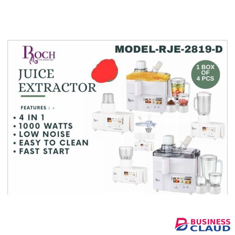 Roch 4 in 1 Multi-functional Juicer Extractor and food processor,Roch 4-in-1 Multi-Functional Juicer Extractor and Food Processor