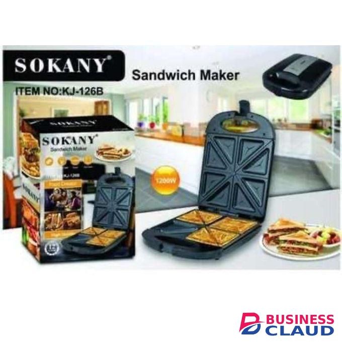 Sokany 4 Slice Non-stick Sandwich Maker
