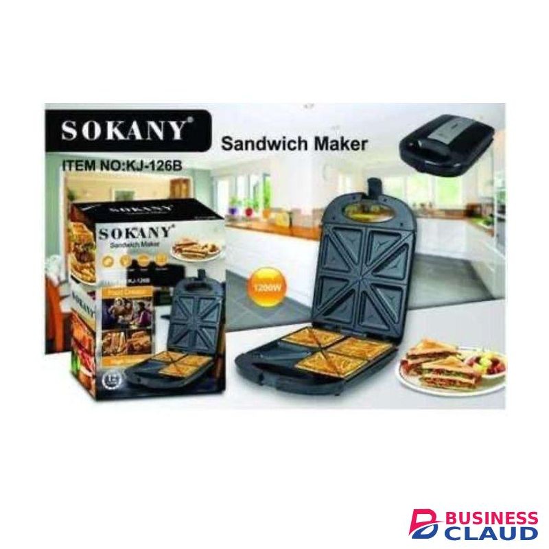 Sokany 4 Slice Non-stick Sandwich Maker