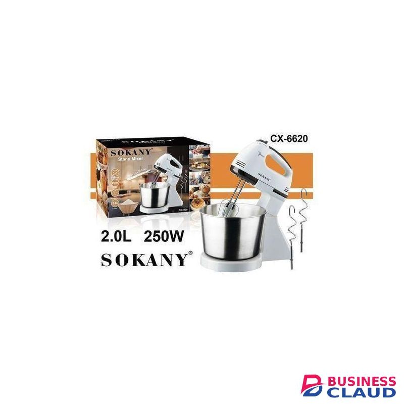 Sokany Stand Mixer-Stainless Steel Mixing Bowl,Dough Hook,Whisk