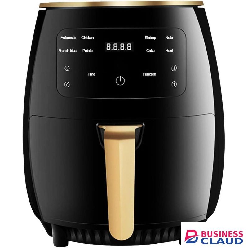 SILVER CREST Air Fryer Digital touch Multifunction 6L Capacity Black 2400 Watts. Non-Stick bucket & Temperature Control. Ideal for Frying, Grill, Roast, Bake & Toast. Vegetables, French Fries