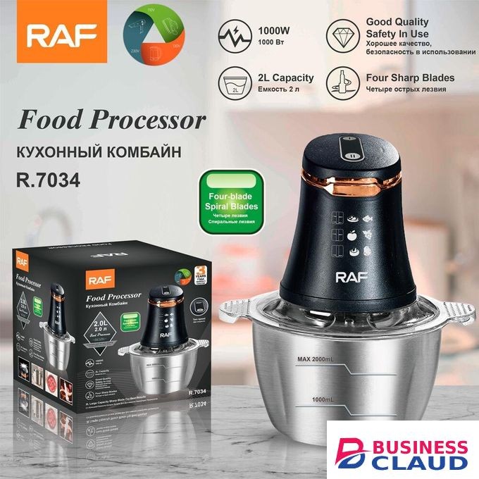 RAF 1000W Food Processors, Mini Meat Grinder & Veggie Chopper-for Meat, Vegetables, Fruits and Nuts