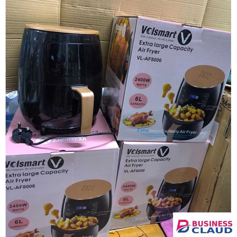 VOLSMART Family Size 6L Digital Air Fryer 2400W, Non-Stick, Easy to Clean, Healthy Cooking