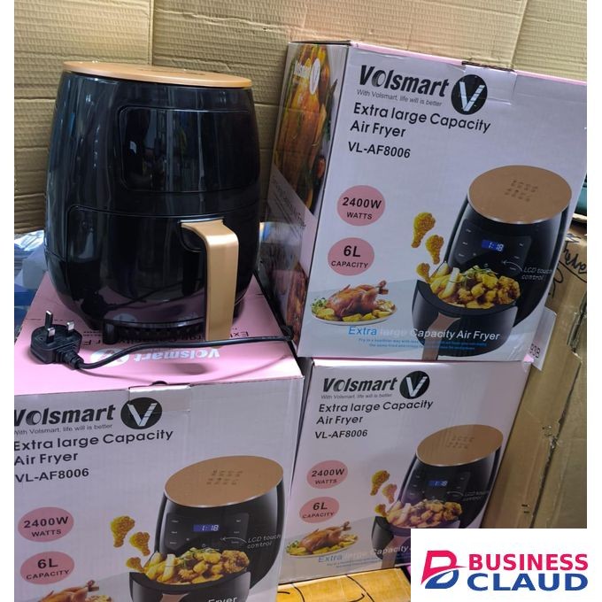VOLSMART Family Size 6L Digital Air Fryer 2400W, Non-Stick, Easy to Clean, Healthy Cooking