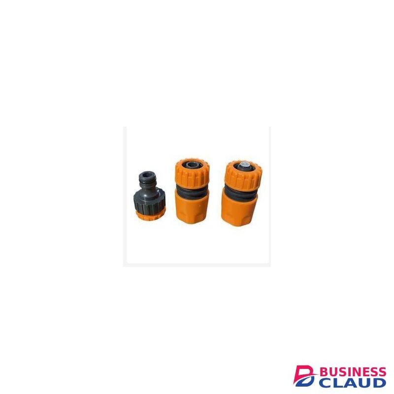 Garden Water Hose Pipe Connector Fitting 3/4" 3PCs