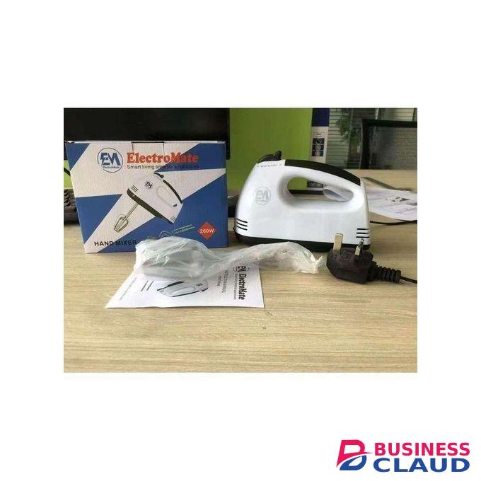 Em ElectroMate 2 in 1 ELECTRIC HAND MIXER FOR BAKING, Electrical Egg Beater/Mixer/ Frother