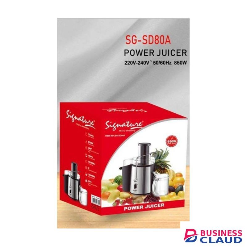 Signature 850Watts Powerful Quality Electric Juice Extractor-Fruit & Veg Juice Extractor