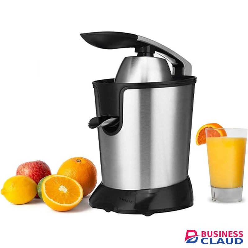 Sokany Electric Orange Juicer Squeezer, Stainless Steel Citrus Juicer Machine, Duty Countertop Squeezer for Orange Lime Grapefruit Lemon Juice,