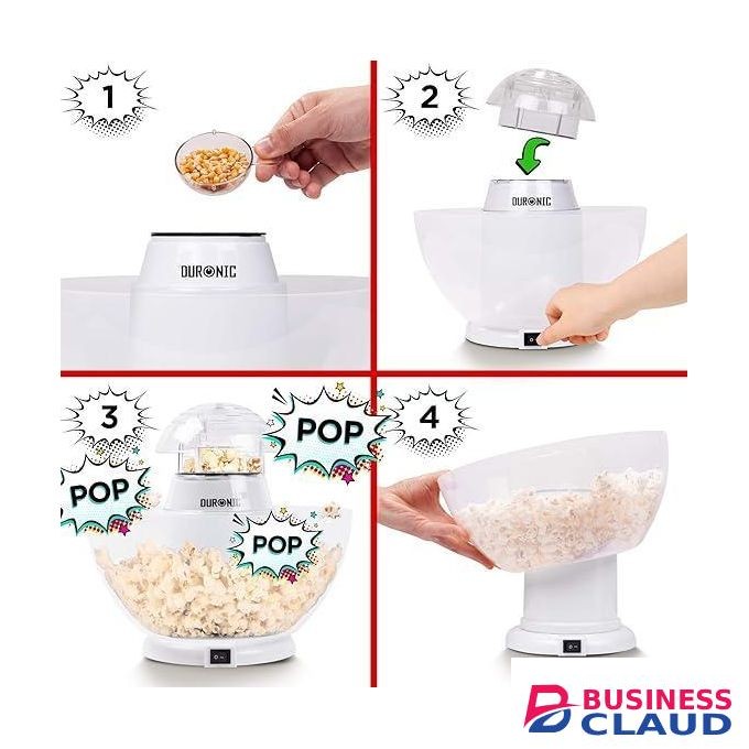 Duronic Popcorn Machine POP50 WE Popcorn Maker Machine