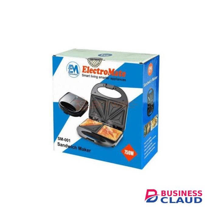 ElectroMate EM Non-Stick Bread Sandwich Maker & Toaster 2 Slice