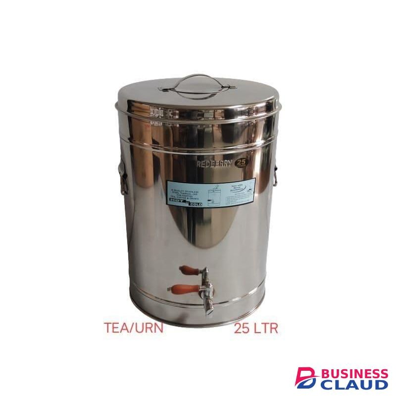 25L Tea Urn with Tap Hot/Cold Beverage Dispenser Tea, Coffee Kettle for Home, Canteen, Hotels