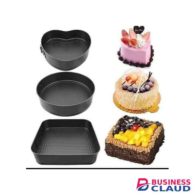 Scarlet 3 Pieces Baking Set Tins And Electric Hand Mixer