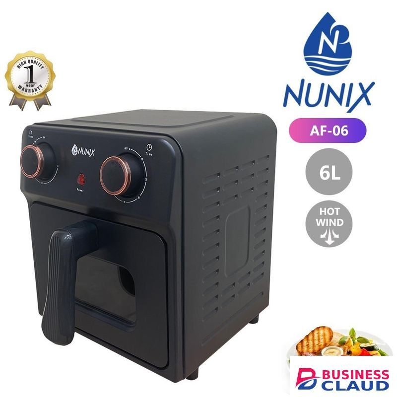 Nunix AF-06 Large Capacity Air Fryer 6L-1000W