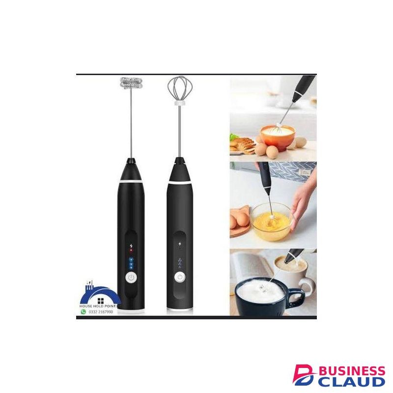 Wireless Electric Milk Frother Whisk Egg Beater USB Rechargeable Handheld Coffee Blender Milk Shaker Mixer Foamer