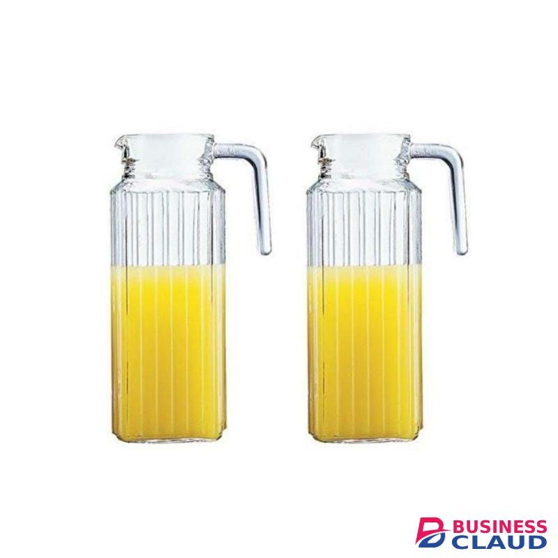 1 Pc Wine ,Juice, Water Serving Glass Jugs - Lids-Water Jug