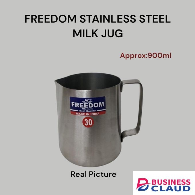 Freedom stainless steel milk jug 30oz (900ml)