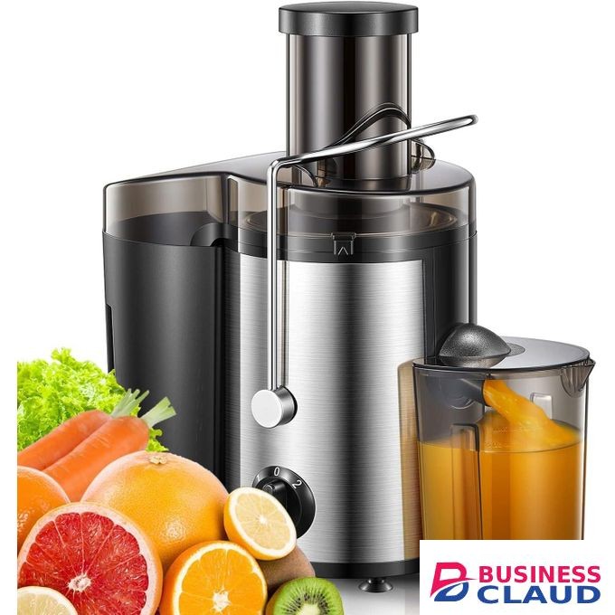 Sokany Juice extractor/Juicer Machine, large capacity and efficient Countertop juicer for Whole Fruits and Vegetables,Centrifugal Extractor with large diameter feed port,BPA Free, 800W Motor (Silver)