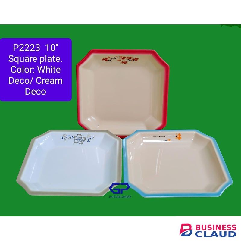 6pcs Melamine Plates Dinner Set Plates
