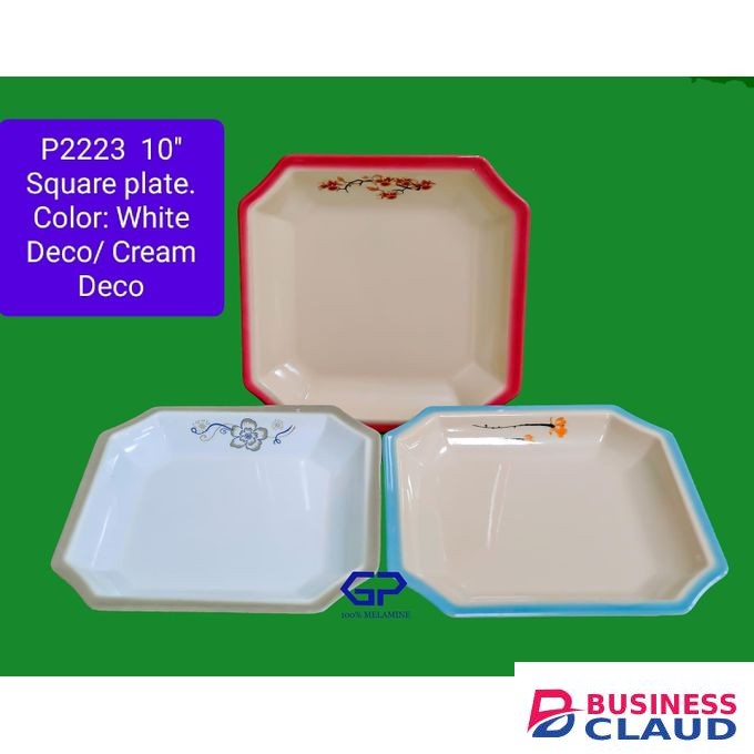 6pcs Melamine Plates Dinner Set Plates