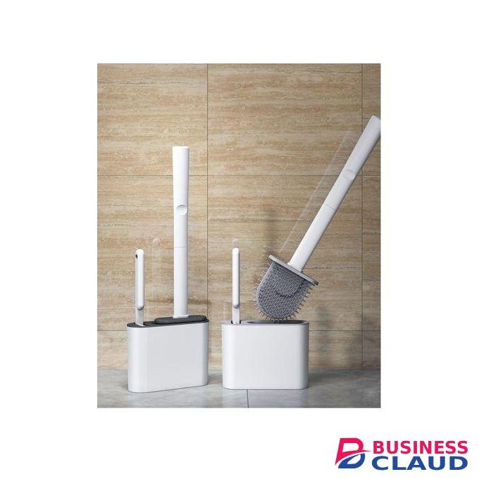 Wall Hanging Toilet Brush With Holder - Durable, Flexible & Deep Cleaning Brush