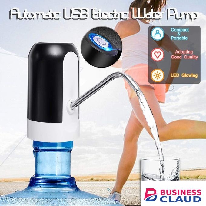 Electric Drinking Water Bottle Pump, USB Charging Automatic Drinking Water Dispenser, 5 Gallon Water Pump Dispenser, Portable Water Jug Pump for Universal 2-5 Gallon Bottle, for Home, Office, Travel