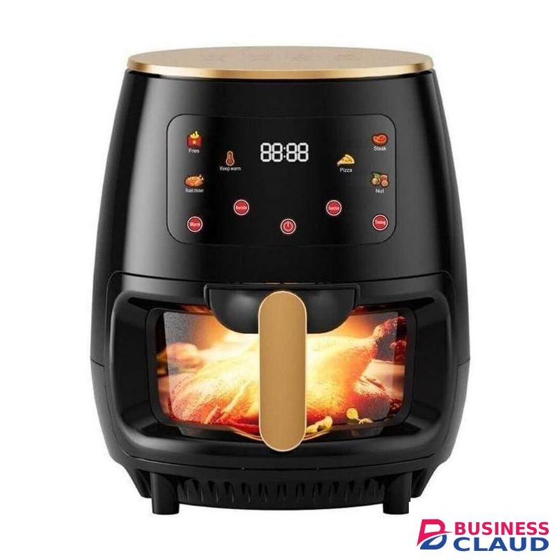 8Ltrs Extra Large Capacity Air Fryer Multicooker For Oil Free Cooker, 2400Watts