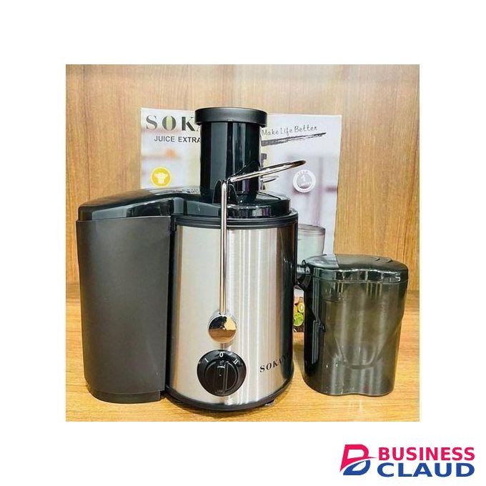 Sokany Powerful 800W Juicer Machine Extractor, Stainless Steel, Easy to Clean, Electric Juicer for Whole Fruits and Vegetables