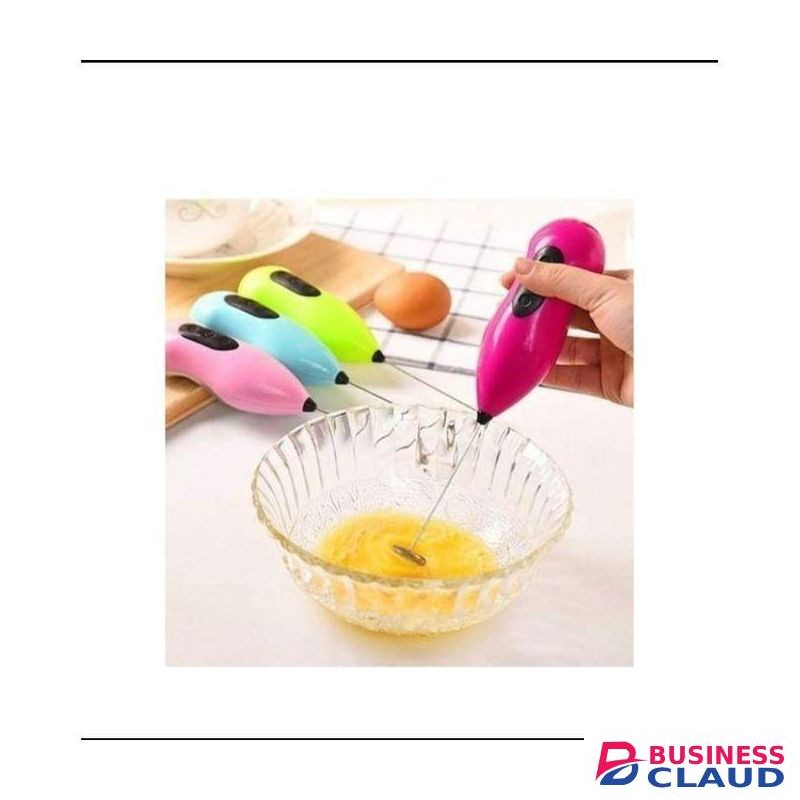 HIGH QUALITY Handheld Electric Milk Frother – Fast & Powerful Foam Maker
