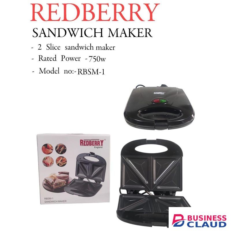 Redberry Non Stick Sandwich Maker(2Slices)