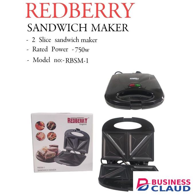 Redberry Non Stick Sandwich Maker(2Slices)