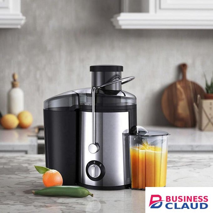 Hoffmans Heavy duty 1200W Electric Juicer Machine For Fruits and Vegetables, Powerful Centrifugal Fruit & Vegetable Juice Extractor with Wide Mouth Feed Chute, Stainless Steel Filter