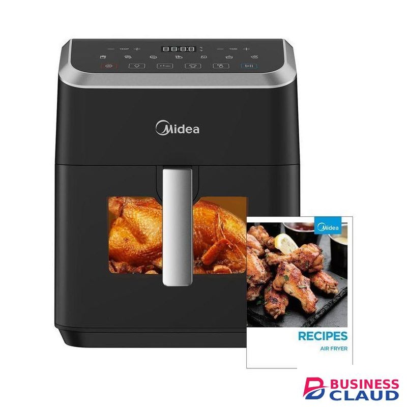 Midea 7.0L Digital Air Fryer Machine Qulaity 1Yr Warranty Black