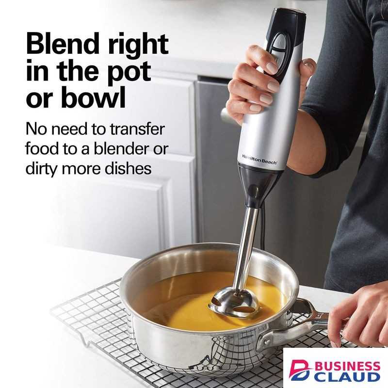 Smart Pro Electric portable hand blender mixer for food groceries stew fruits and baking flour paste mix