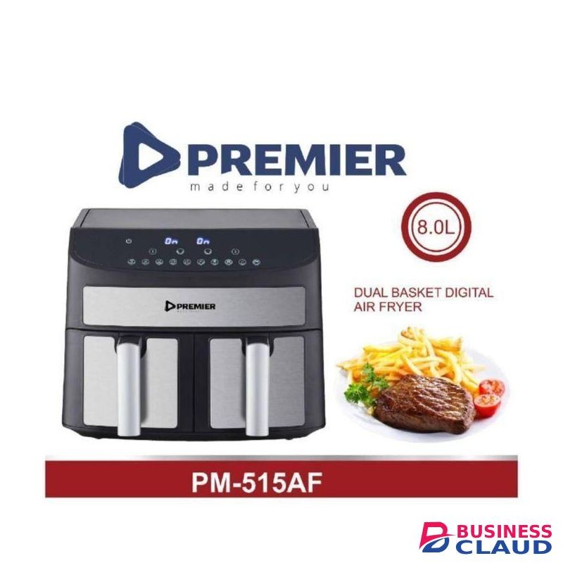 Premier 8.0L Dual Basket Air fryer