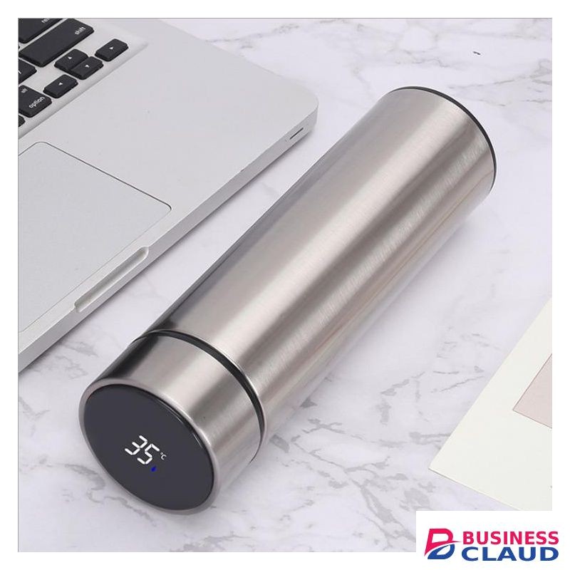 500ML Stainless Steel Thermos Cup High-End Touch Display Temperature Thermos Water Bottle Car Cup